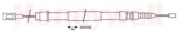 BENDIX 432427B Трос, стоянкова гальмівна система