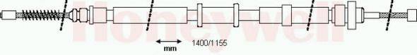 BENDIX 433057B Трос, стоянкова гальмівна система