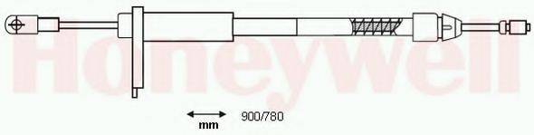 BENDIX 433084B Трос, стоянкова гальмівна система