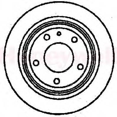 BENDIX 561263B гальмівний диск