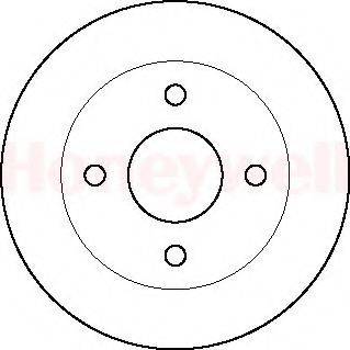 BENDIX 561355B гальмівний диск