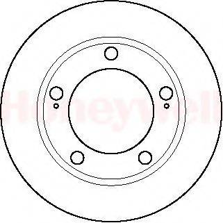 BENDIX 561424B гальмівний диск