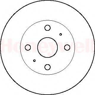 BENDIX 561434B гальмівний диск