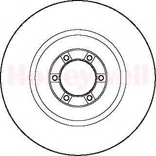 BENDIX 561467B гальмівний диск