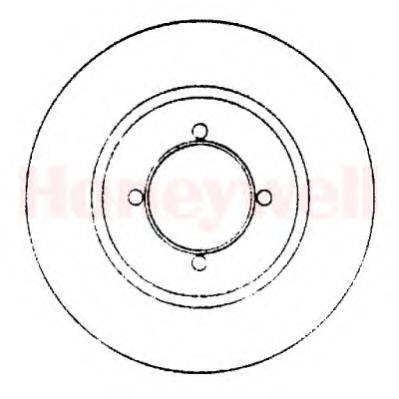 BENDIX 561498B гальмівний диск