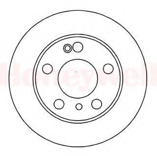 BENDIX 561684B гальмівний диск