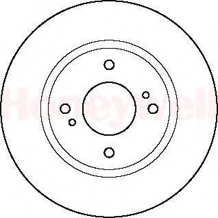 BENDIX 561725B гальмівний диск