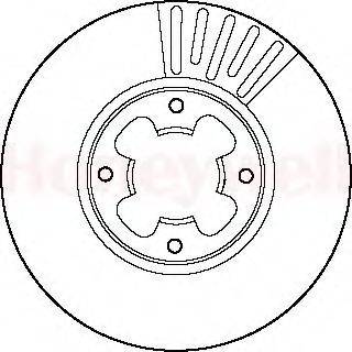 BENDIX 561737B гальмівний диск