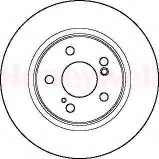 BENDIX 561879B гальмівний диск