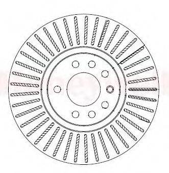 BENDIX 562294B гальмівний диск