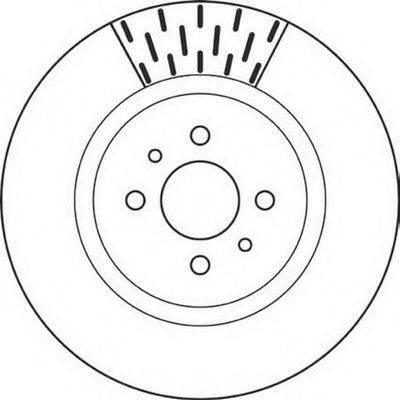 BENDIX 562108B гальмівний диск