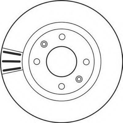 BENDIX 562128B гальмівний диск