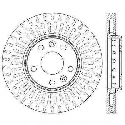 BENDIX 562595BC гальмівний диск