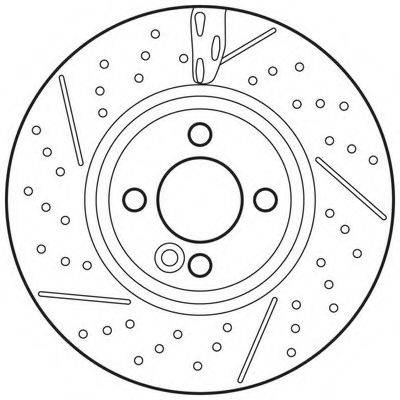 BENDIX 562745BC гальмівний диск