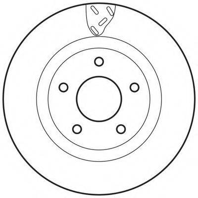 BENDIX 562790BC гальмівний диск