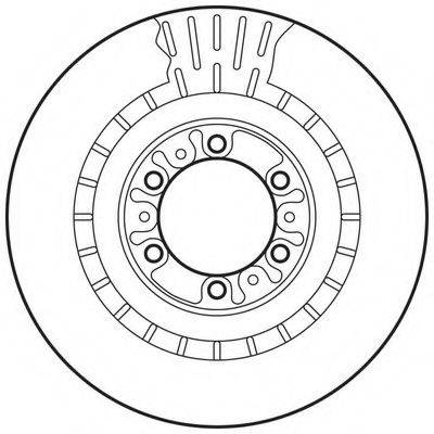 BENDIX 562798BC гальмівний диск