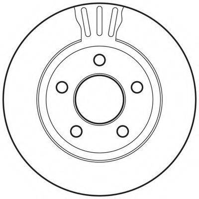 BENDIX 562802BC гальмівний диск