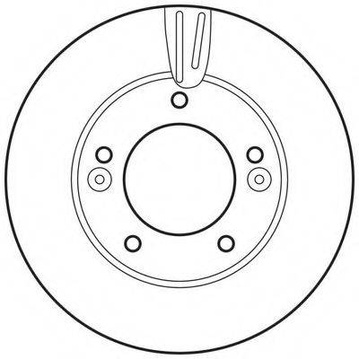 BENDIX 562818BC гальмівний диск