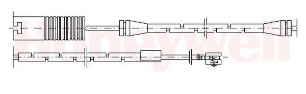 BENDIX 581365 Сигналізатор, знос гальмівних колодок