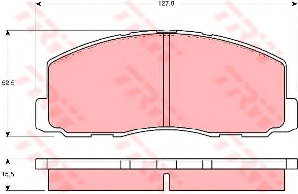 DR!VE+ DP1010100562 Комплект гальмівних колодок, дискове гальмо