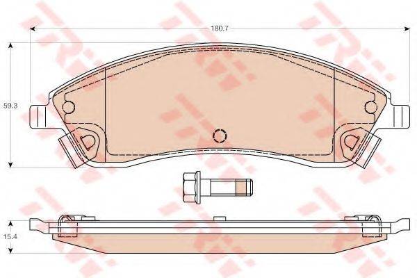 DR!VE+ DP1010100454 Комплект гальмівних колодок, дискове гальмо