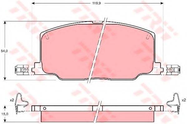 DR!VE+ DP1010100474 Комплект гальмівних колодок, дискове гальмо