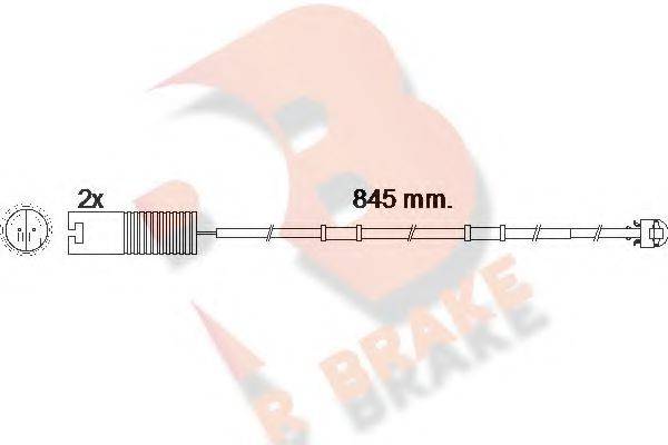 R BRAKE 610448RB Сигналізатор, знос гальмівних колодок