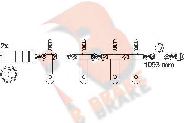 R BRAKE 610501RB Сигналізатор, знос гальмівних колодок