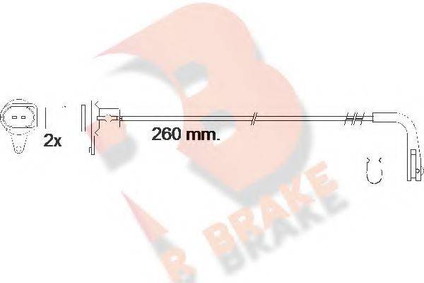 R BRAKE 610545RB Сигналізатор, знос гальмівних колодок