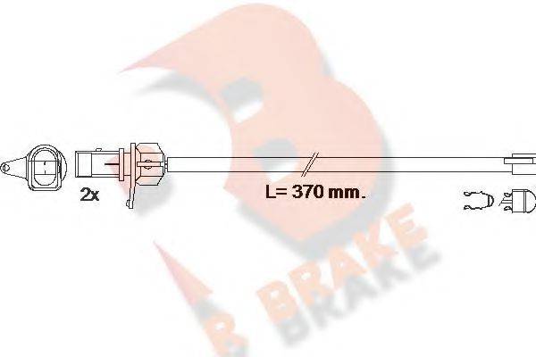 R BRAKE 610608RB Сигналізатор, знос гальмівних колодок