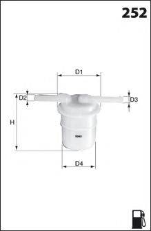 LUCAS FILTERS LFPF045 Паливний фільтр