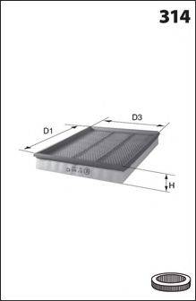 LUCAS FILTERS LFAF279 Повітряний фільтр