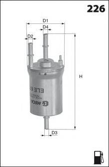 LUCAS FILTERS LFPF018 Паливний фільтр