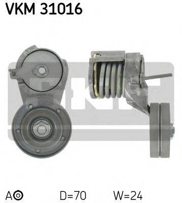 SKF VKM31016 Натяжний ролик, полікліновий ремінь