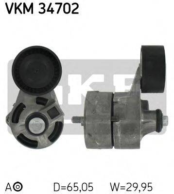 SKF VKM34702 Натяжний ролик, полікліновий ремінь