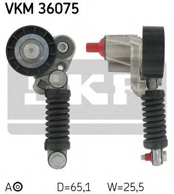 SKF VKM36075 Натяжний ролик, полікліновий ремінь