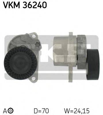 SKF VKM36240 Натяжний ролик, полікліновий ремінь