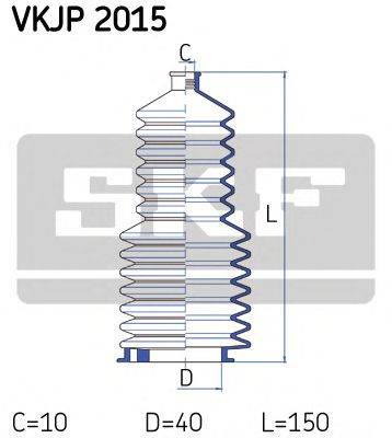 SKF VKJP2015 Комплект пильника, рульове керування