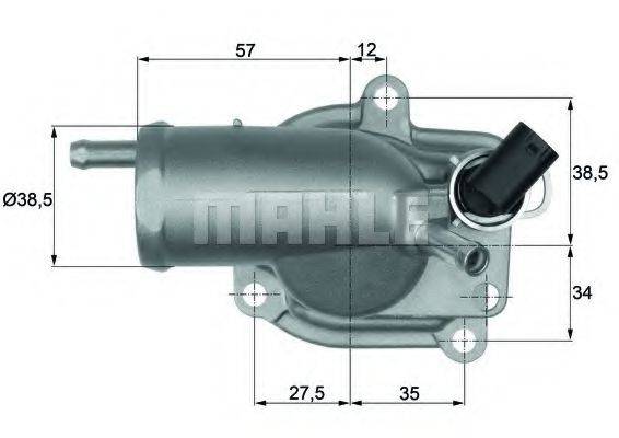 BEHR TH987 Термостат, охолоджуюча рідина