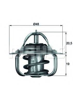 BEHR TX588D Термостат, охолоджуюча рідина