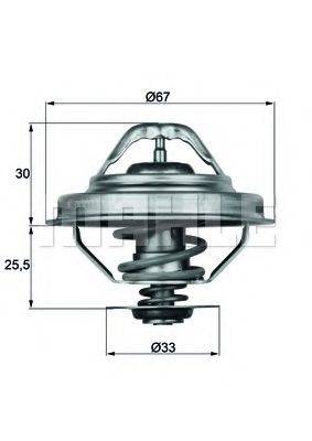 BEHR TX2888D Термостат, охолоджуюча рідина