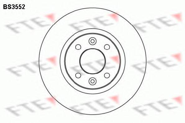 FTE BS3552 гальмівний диск