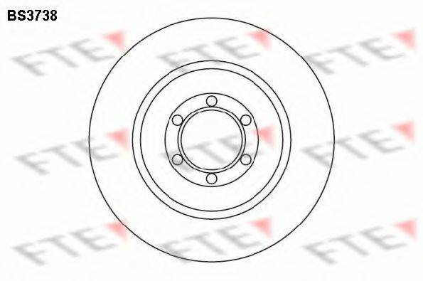 FTE BS3738 гальмівний диск