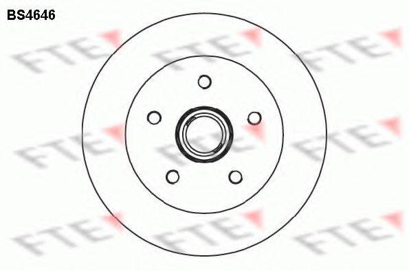 FTE BS4646 гальмівний диск