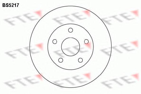 FTE BS5217 гальмівний диск