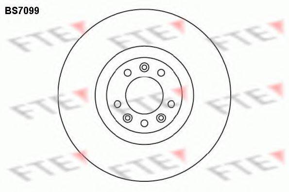 FTE BS7099 гальмівний диск