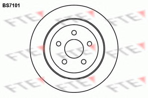 FTE BS7101 гальмівний диск
