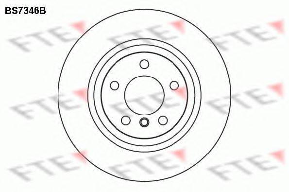 FTE BS7346B гальмівний диск