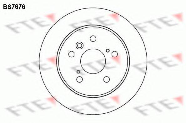 FTE BS7676 гальмівний диск