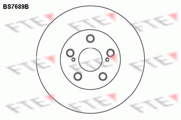 FTE BS7689B гальмівний диск